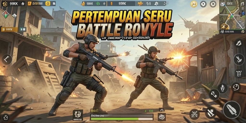 Gameplay seru dalam <strong>99RK</strong> dengan pertempuran intens antar pemain.
