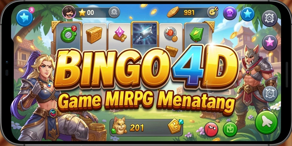 Tampilan menarik dari gameplay BINGO4D yang penuh petualangan.