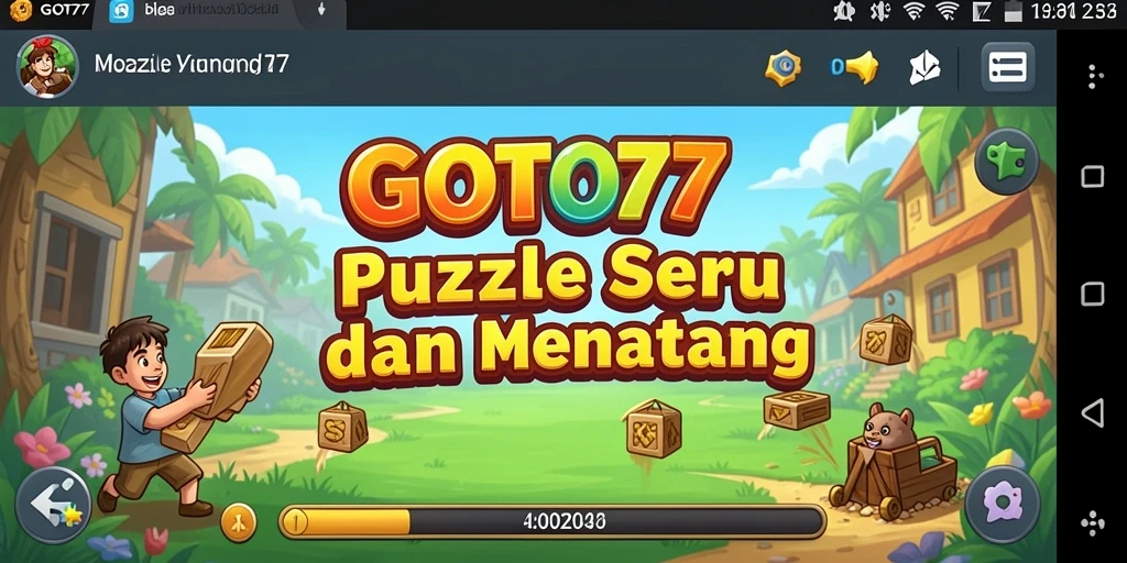 Screenshot GOTO77 menampilkan gameplay Puzzle yang menarik.