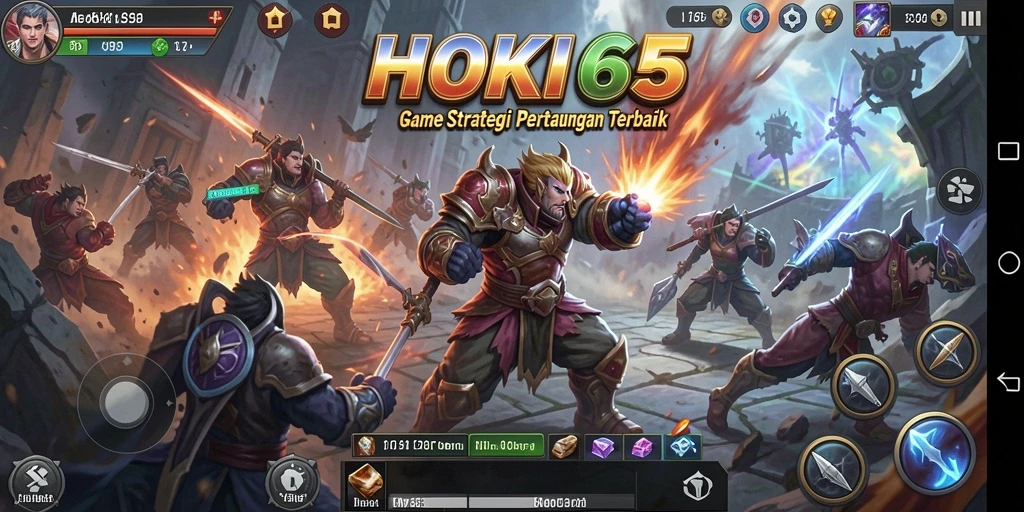 Tampilan gameplay HOKI65 yang menarik dan penuh strategi.