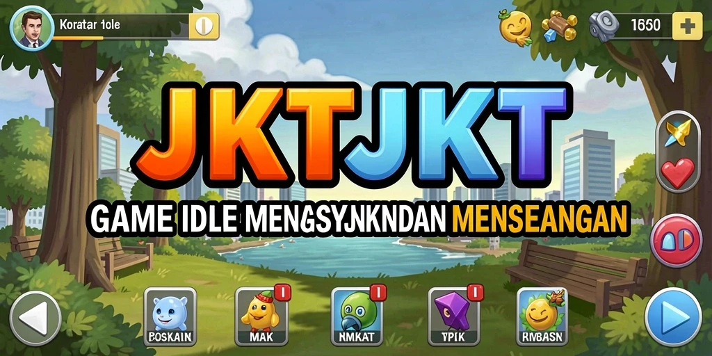 Screenshot gameplay JKTJKT menunjukkan keseruan membangun kerajaan.