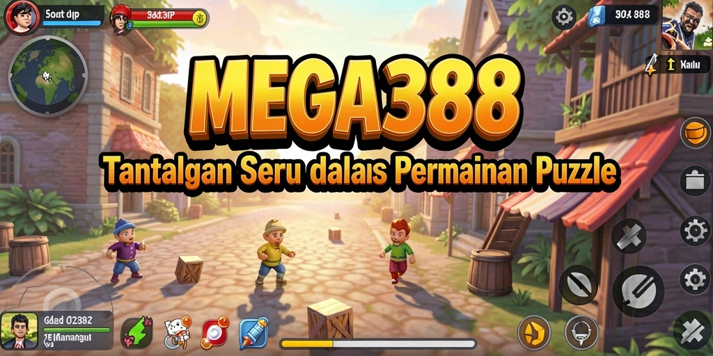 Screenshot MEGA388 menampilkan gameplay seru dan penuh tantangan Puzzle.