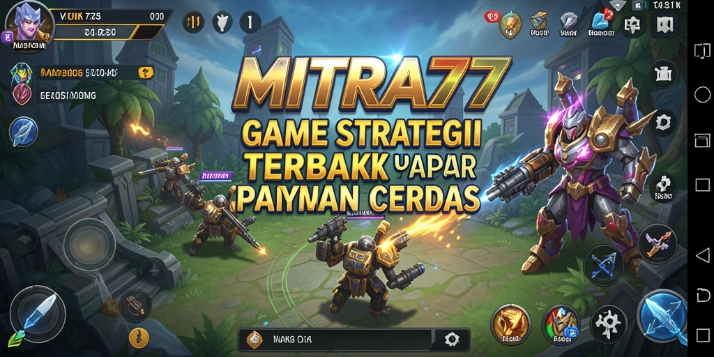Tampilan gameplay MITRA77 yang seru dan menantang.