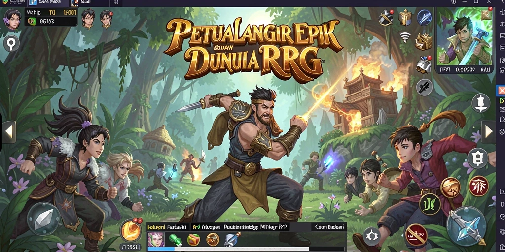 Tampilan menarik dari gameplay RPG yang seru dan penuh aksi.
