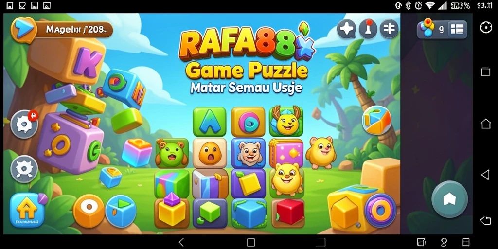 Tampilan gameplay RAFA88 yang menarik dengan tantangan Puzzle.