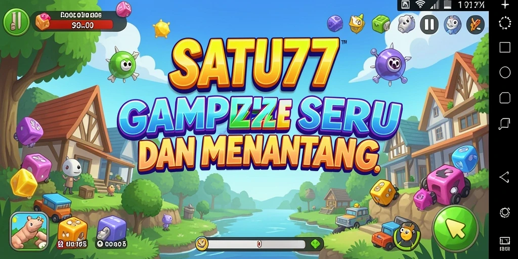 Screenshot menunjukkan gameplay seru dari SATU77 dengan teka-teki unik.