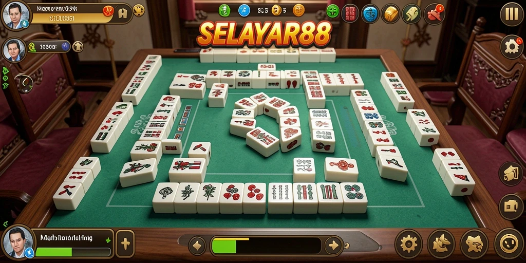Tampilan screenshot gameplay <strong>SELAYAR88</strong> yang menampilkan tantangan Mahjong seru.