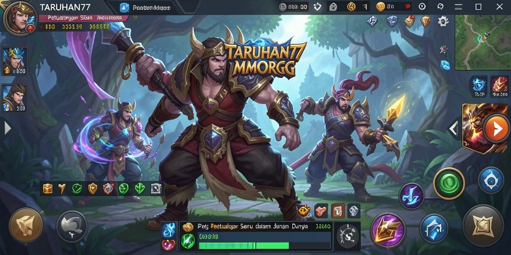 Tangkapan layar gameplay <strong>TARUHAN77</strong> yang menunjukkan aksi seru dalam petualangan MMORPG.