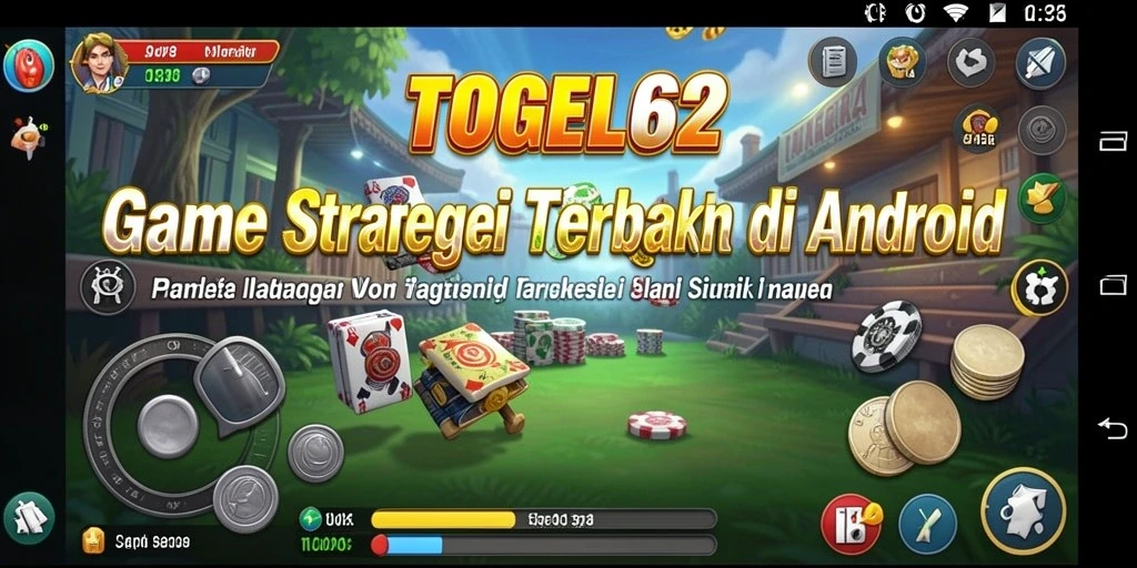 Tampilan gameplay seru dan strategi di TOGEL62.
